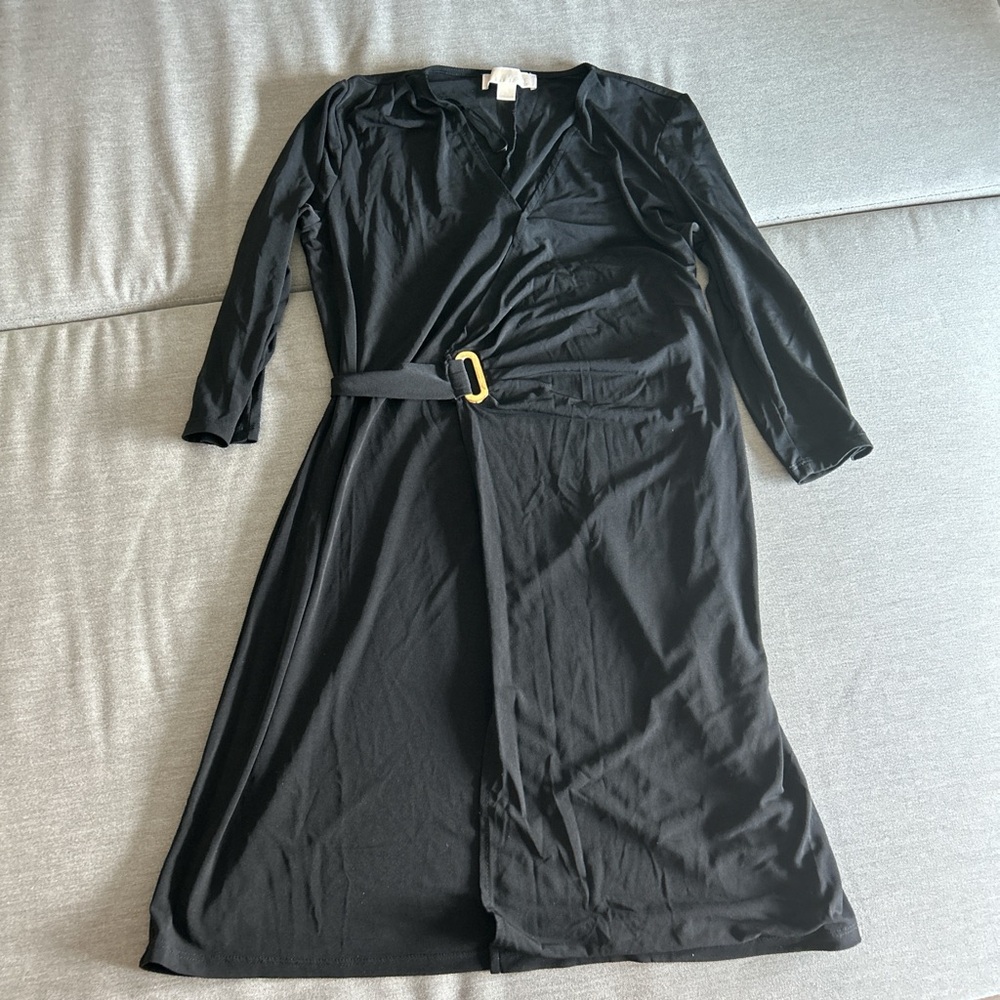 Michael Kors Black Asymmetrical Dress